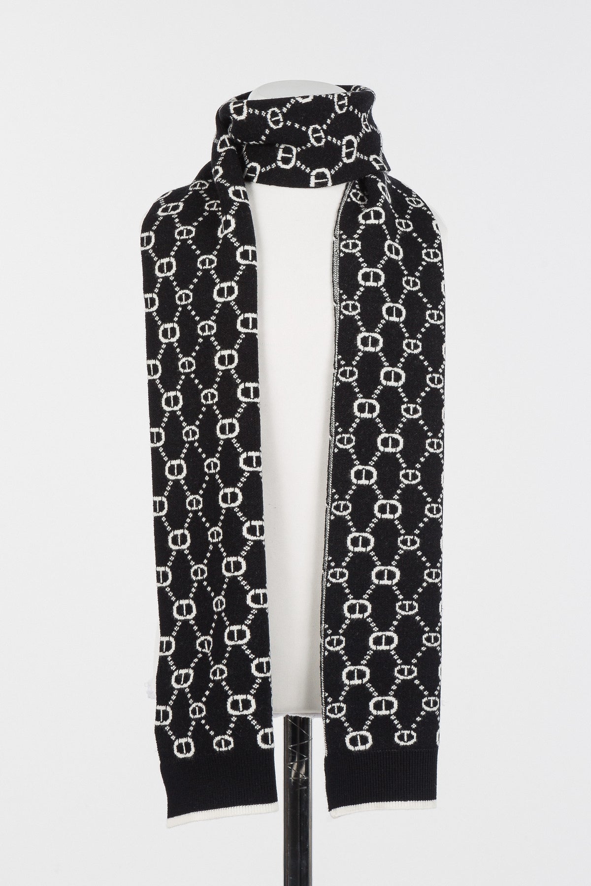 TWINSET OVAL T LOGO SCARF