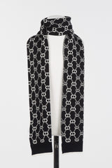 TWINSET OVAL T LOGO SCARF