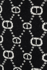TWINSET OVAL T LOGO SCARF