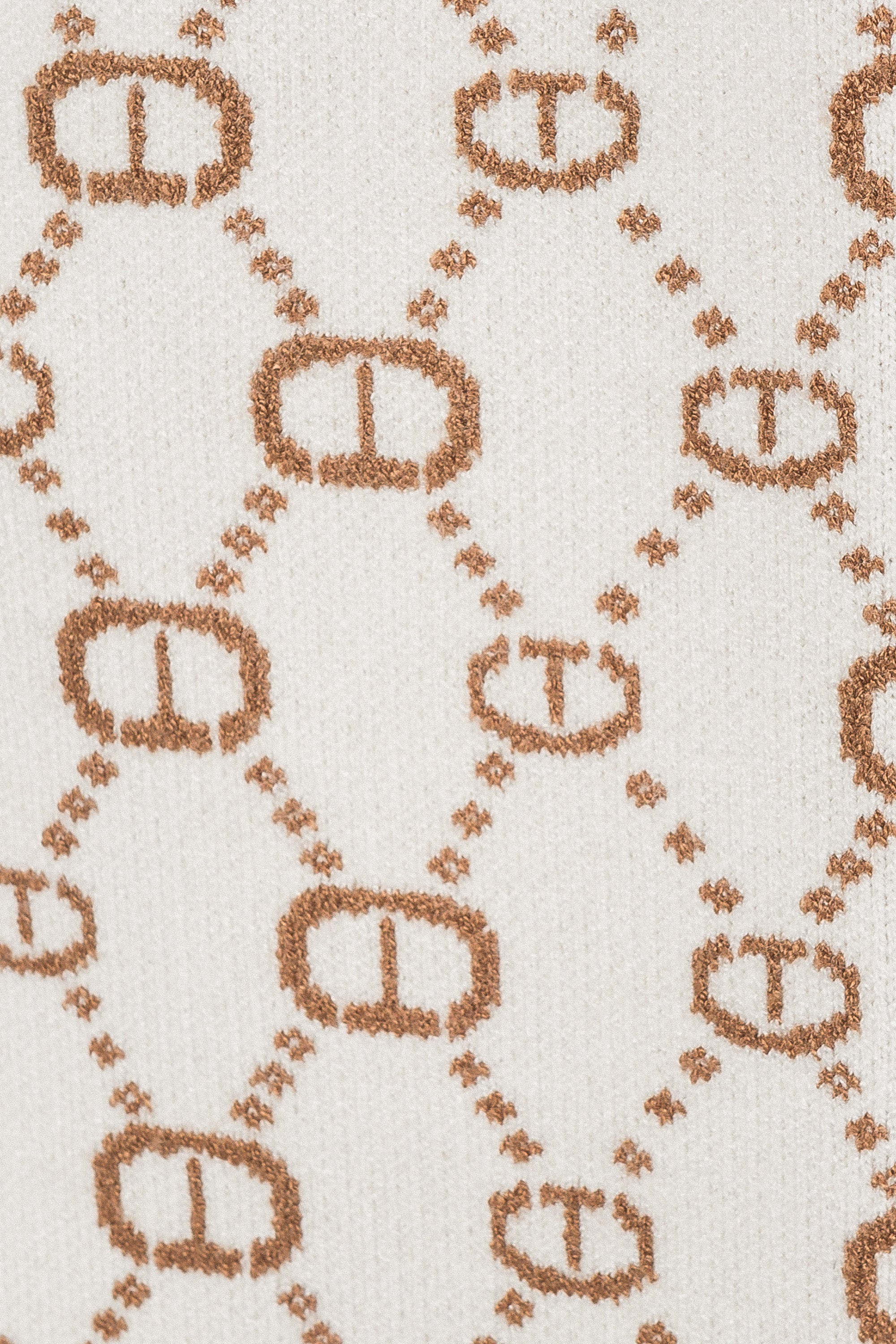 TWINSET OVAL T LOGO KNIT SCARF