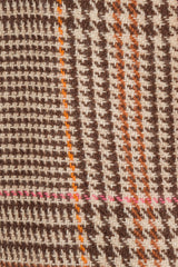 TWINSET CHECK LOGO SCARF