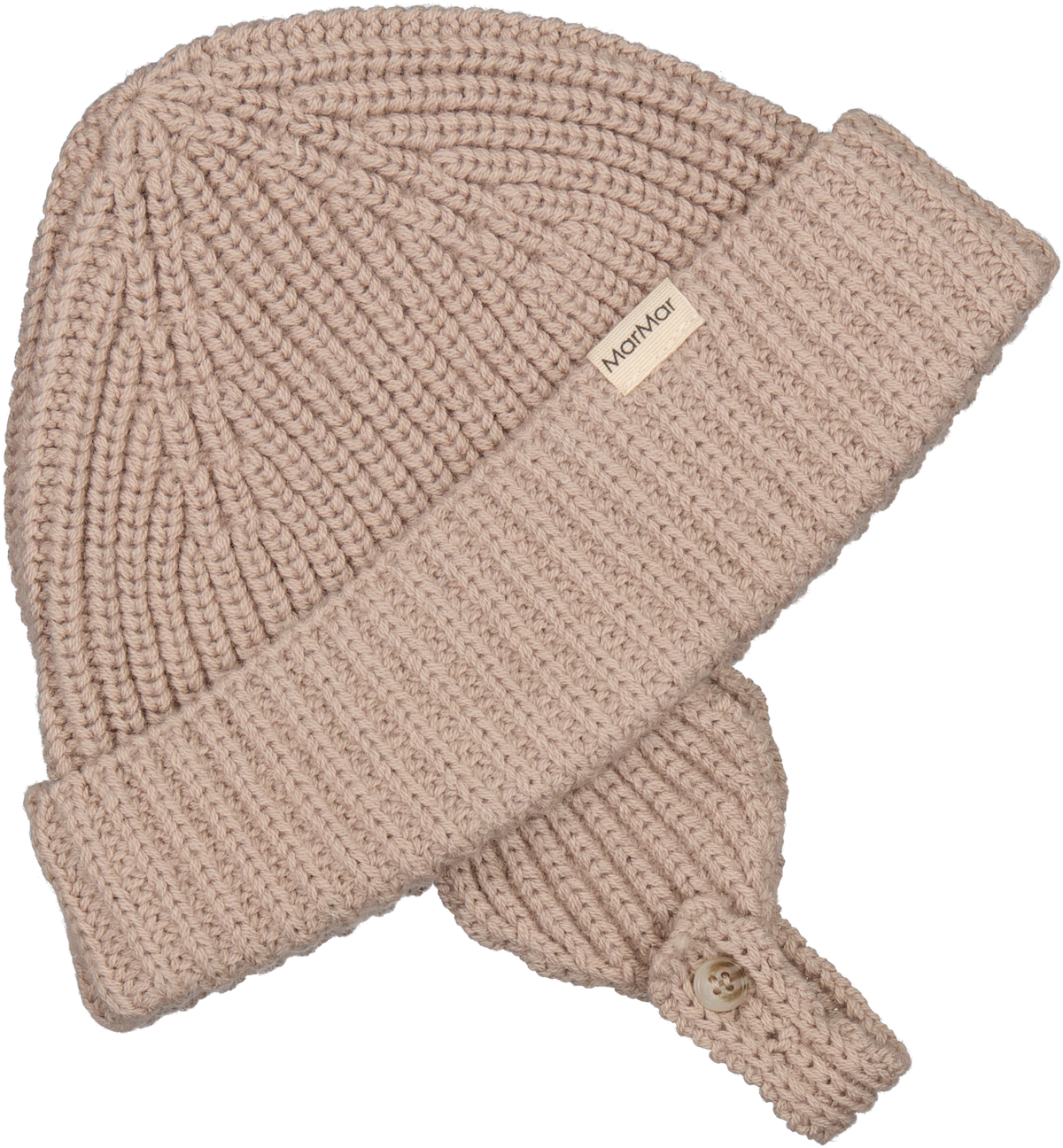 MARMAR ALA KNIT STRAP HAT WITH "MARMAR LOG TAG