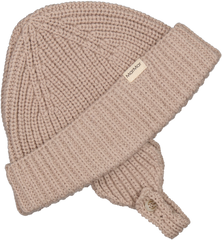 MARMAR ALA KNIT STRAP HAT WITH "MARMAR LOG TAG