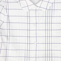 BAMBOO ACCORDIAN PLEAT COLLAR MIDI DRESS