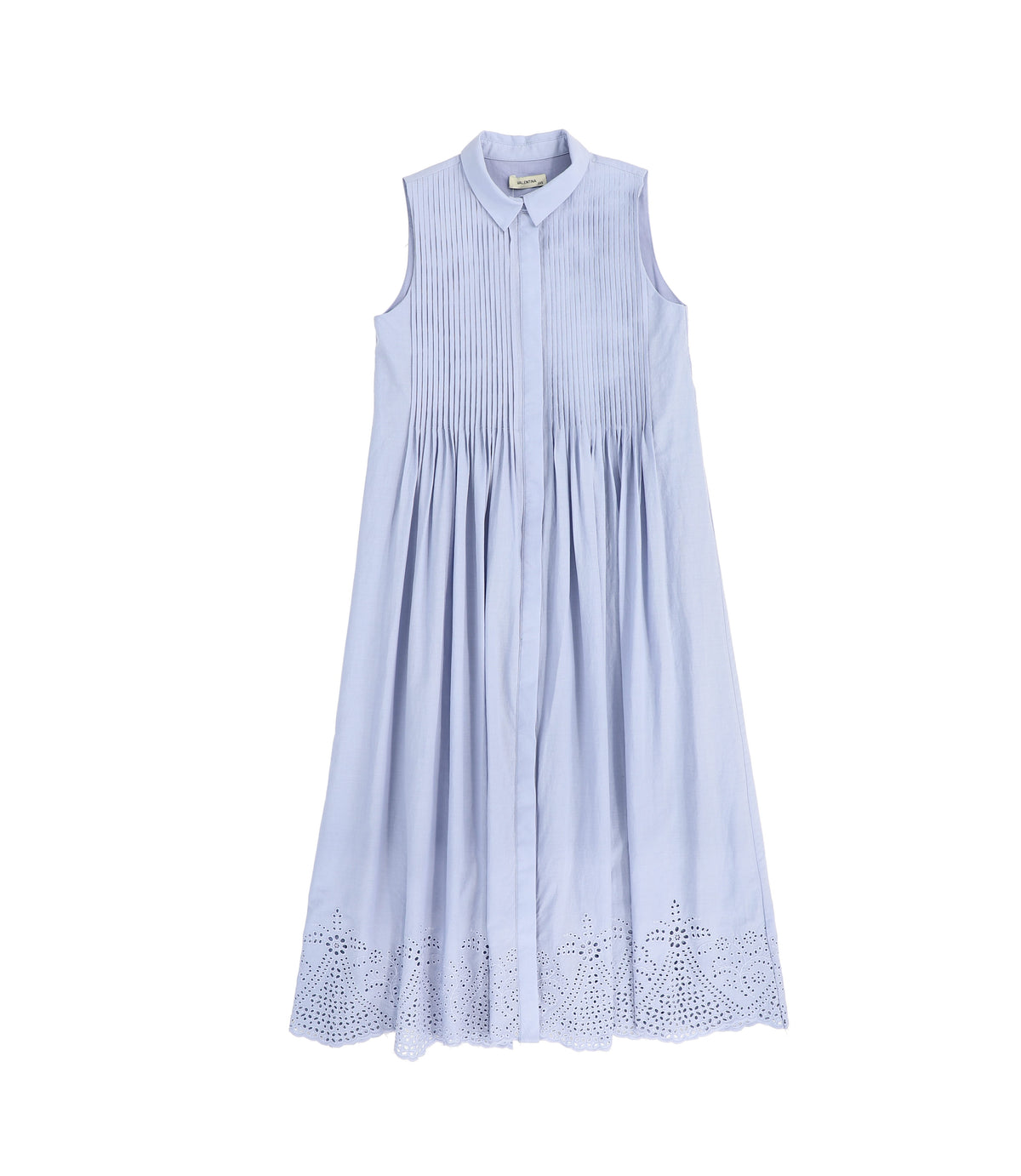 VALENTINA PLEATED EYELET TRIM JUMPER