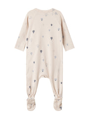 MARMAR 3PC AIR BALLOON PRINT RUBELLO FOOTIE WITH AIKO HAT AND ALIDA BLANKET