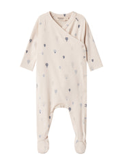 MARMAR 3PC AIR BALLOON PRINT RUBELLO FOOTIE WITH AIKO HAT AND ALIDA BLANKET