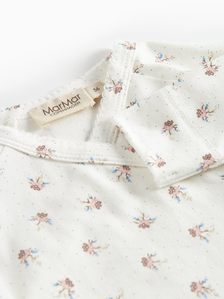 MARMAR 2PC LITTLE TULIP RUBETTA PRINT SIDE TIE SNAP WITH AIKO HAT