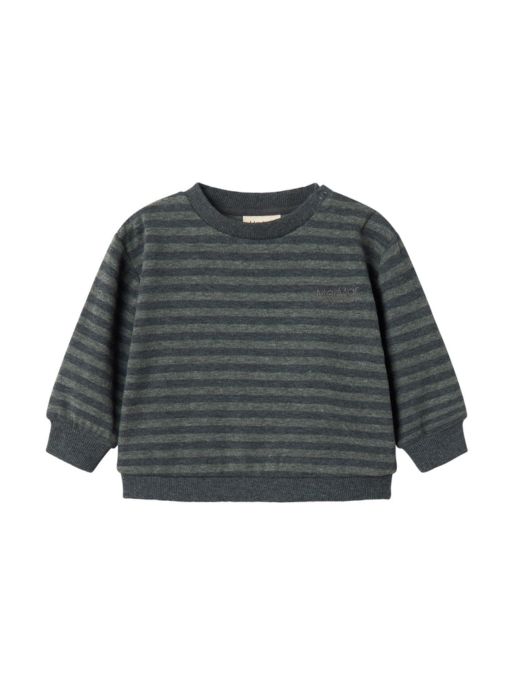 MARMAR STRIPE THANOS POLO SWEATER