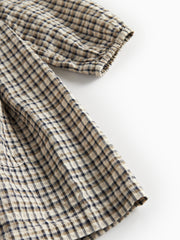 MARMAR PLAID SAILOR COLLAR DULLE DRESS