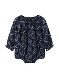 MARMAR FLOWER AND RUFFLE COLLAR RITA ROMPER