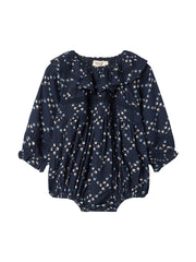 MARMAR FLOWER AND RUFFLE COLLAR RITA ROMPER