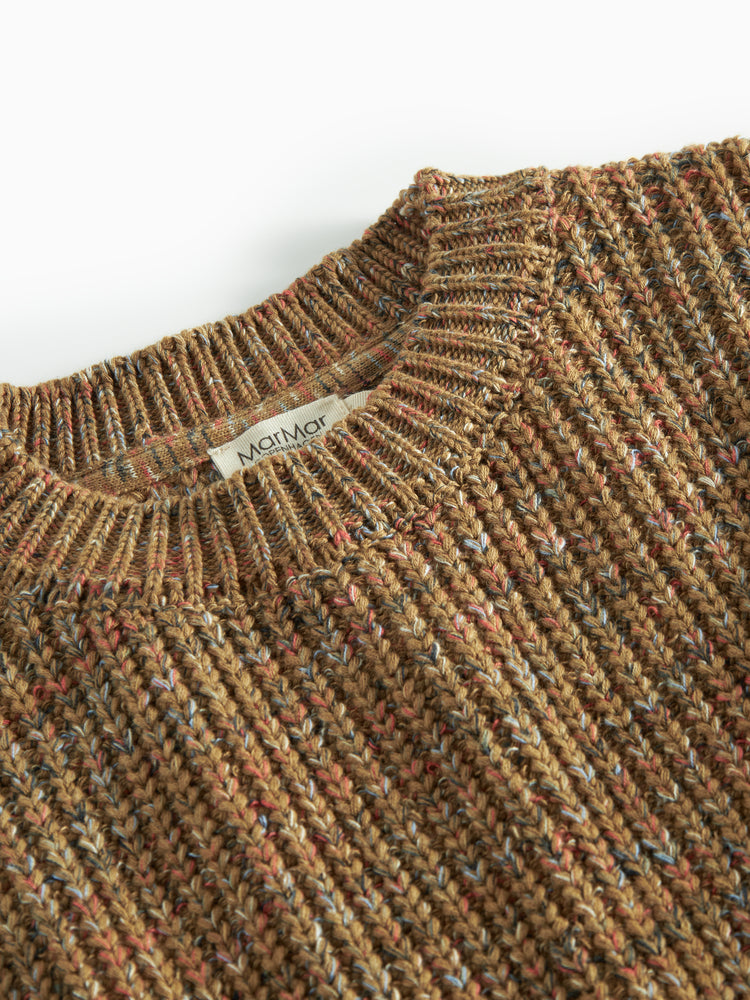 MARMAR KNIT MULTI BRONE KNIT PULLOVER SWEATER
