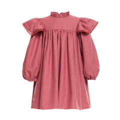 PAADE MODE ROSA RUFFLE NECK HIGH WAIST DRESS