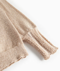 MARMAR KNIT EYELET TRIM DETAIL CARDIGAN