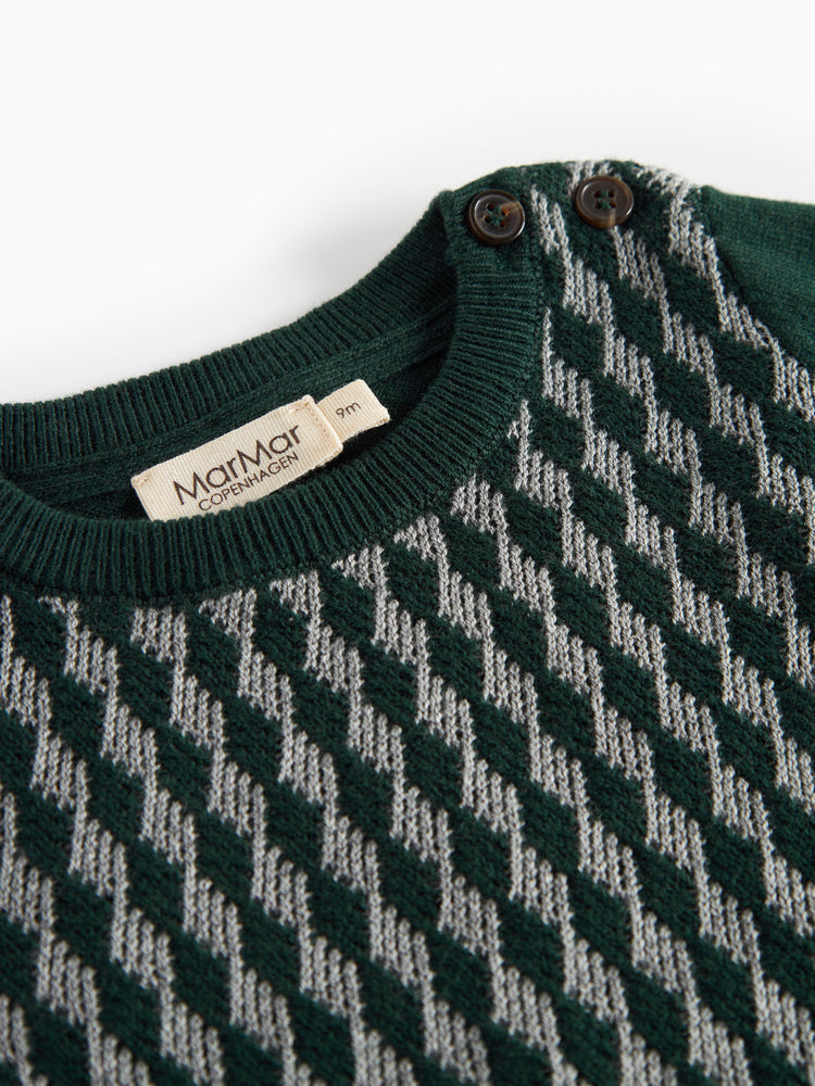 MARMAR KNIT PRINTED PULLOVER TANO SWEATER