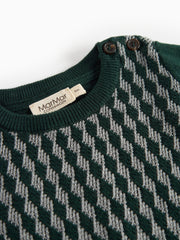 MARMAR KNIT PRINTED PULLOVER TANO SWEATER