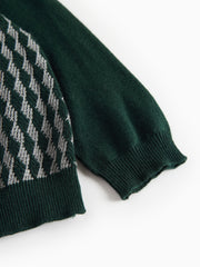 MARMAR KNIT PRINTED PULLOVER TANO SWEATER