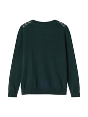 MARMAR PRINTED KNIT PULLOVER SWEATER