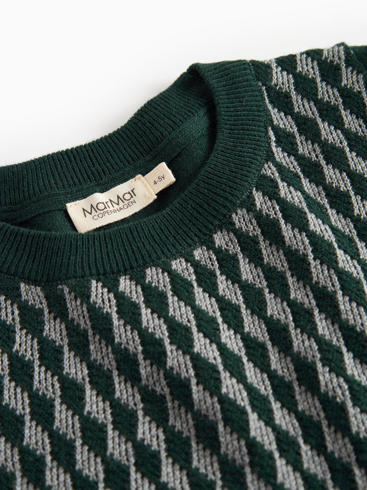 MARMAR PRINTED KNIT PULLOVER SWEATER