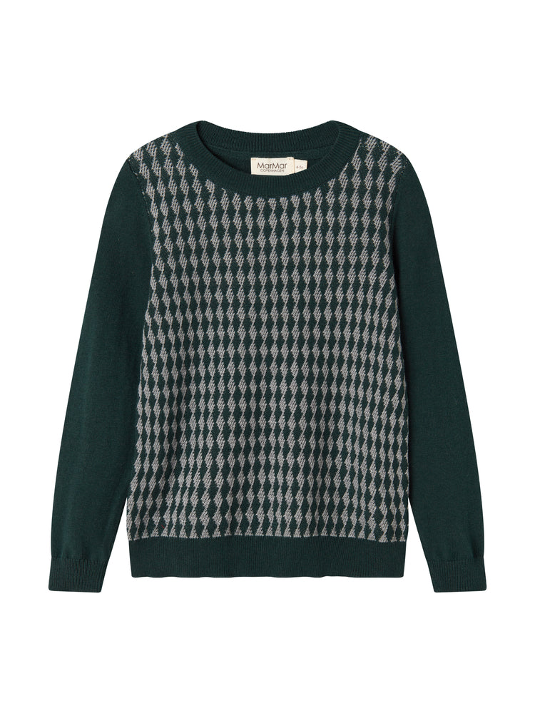 MARMAR PRINTED KNIT PULLOVER SWEATER