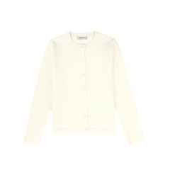 VALENTINA SILK KNIT BUTTON CARDIGAN