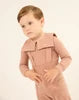 LITTLE PARNI 2PC VELOUR OVERALL SET