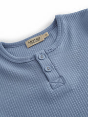 MARMAR 2PC SHORT SLEEVE RIBBED TEE WITH RIBBED PANTS