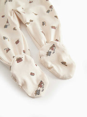 MARMAR 2PC RUBELLO TRAIN PRINT FOOTIE WITH AKIO HAT