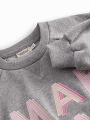 MARMAR THEOS SWEATER WITH MARMAR PINK LOGO