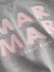 MARMAR THEOS SWEATER WITH MARMAR PINK LOGO