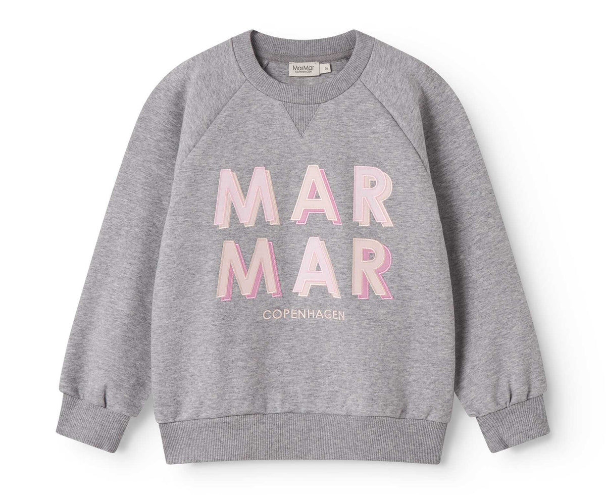 MARMAR THEOS SWEATER WITH MARMAR PINK LOGO