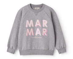 MARMAR THEOS SWEATER WITH MARMAR PINK LOGO