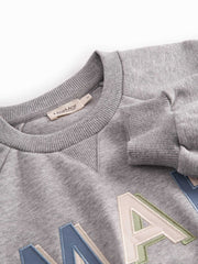 MARMAR THEOS SWEATER WITH MARMAR BLUE LOGO