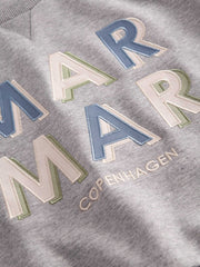 MARMAR THEOS SWEATER WITH MARMAR BLUE LOGO