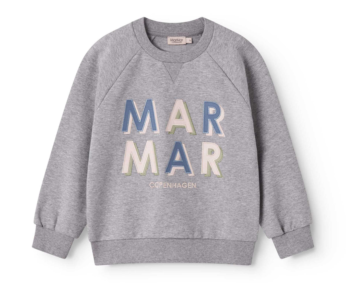 MARMAR THEOS SWEATER WITH MARMAR BLUE LOGO