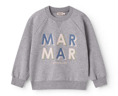 MARMAR THEOS SWEATER WITH MARMAR BLUE LOGO