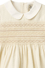 COPENHAGEN COLORS SMOCKED DRESS
