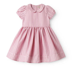 MARMAR SHORT SLEEVE DARCEL STRIPE DRESS W/COLLAR