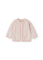 MARMAR 3PC EYELET KNIT TAKI CARDIGAN AXA BONNET AND ALIA BLANKET