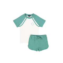 BAMBOO 2PC SS RAGLAN LOGO SET