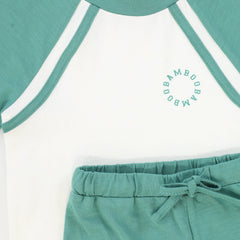 BAMBOO 2PC SS RAGLAN LOGO SET