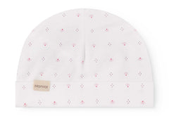 MARMAR 2PC RUBELLO FOOTIE WITH TINY TULIP PRINT AND AIKO HAT