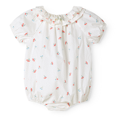 MARMAR ROSETTA PRINTED POPPY ROMPER