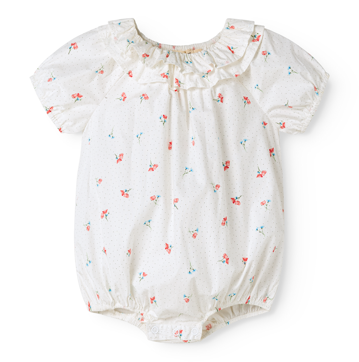 MARMAR ROSETTA PRINTED POPPY ROMPER