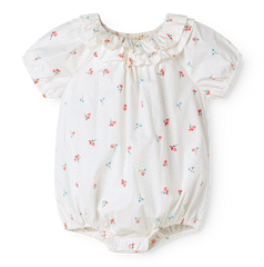MARMAR ROSETTA PRINTED POPPY ROMPER