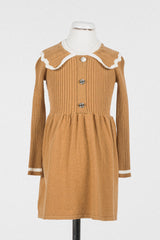 TWINSET TRIM COLLAR KNIT DRESS
