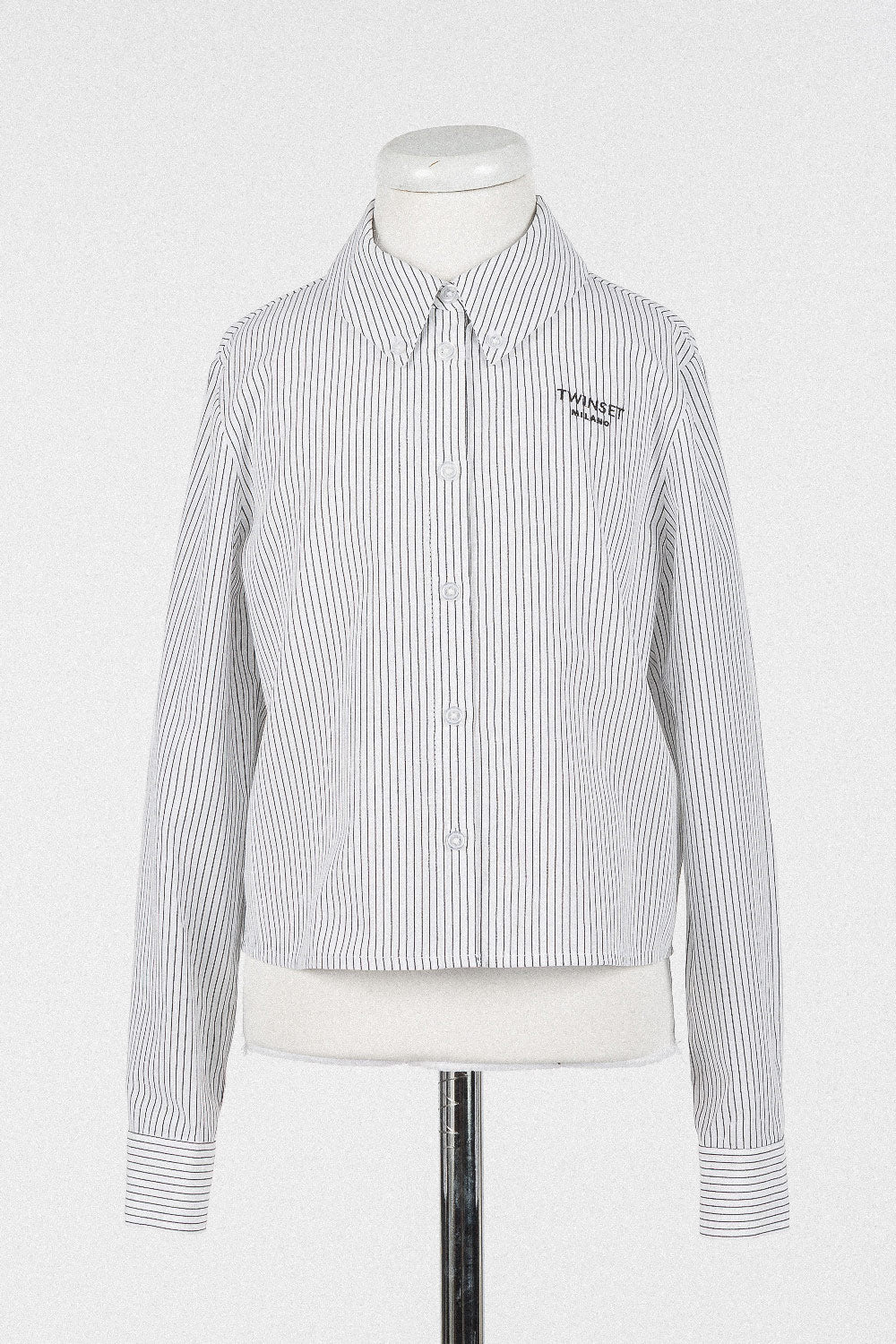 TWINSET STRIPED LOGO SHIRT