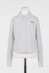 TWINSET STRIPED LOGO SHIRT