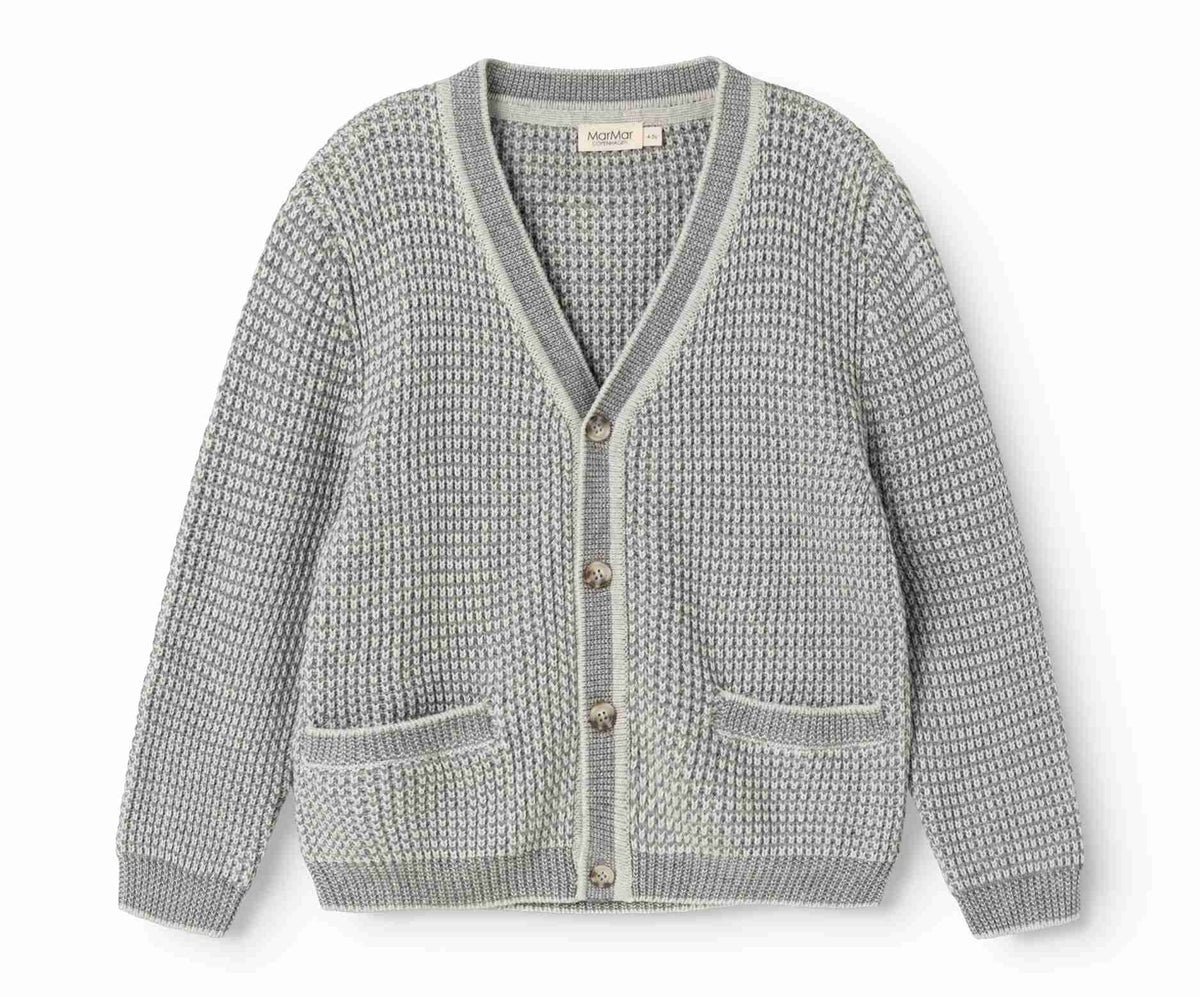 MARMAR TARNOS BUTTON DOWN STRIPE KNIT CARDIGAN